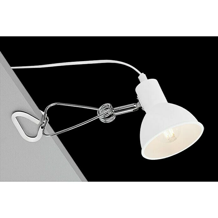 Briloner Klemmleuchte Fix Weiß, L X B X H: 30,5 Mm X 11 Cm X 13 Cm 4 Briloner Klemmleuchte Fix Weiß, L X B X H: 30,5 Mm X 11 Cm X 13 Cm – Bild 2