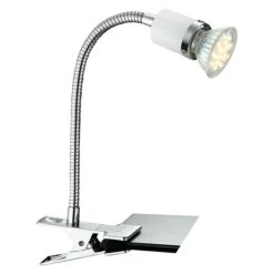 Globo LED-Klemmleuchte Fina 1-flammig, 3 W, Chrom