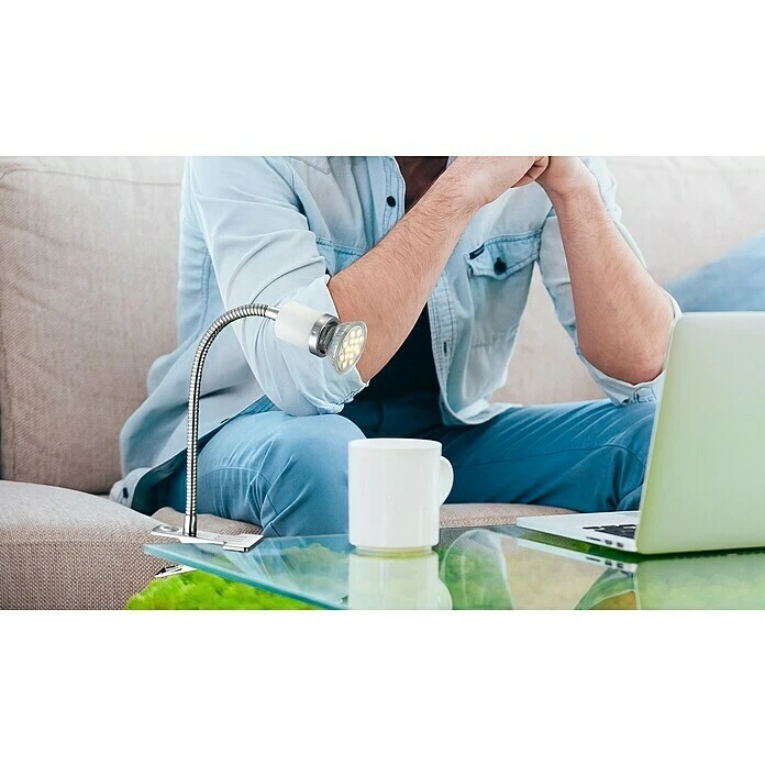 Globo LED-Klemmleuchte Fina 1-flammig, 3 W, Chrom 4 Globo LED-Klemmleuchte Fina 1-flammig, 3 W, Chrom – Bild 2