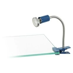 Eglo LED-Klemmleuchte Litos Blau, 3,3 W, Stahl