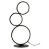 Trio Leuchten LED-Tischleuchte Rondo 17 W, L X B X H: 15 X 20,7 X 45 Cm, Schwarz, Warmweiß -Beleuchtung 12 1028