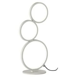 Trio Leuchten LED-Tischleuchte Rondo 17 W, L X B X H: 15 X 20,7 X 45 Cm, Weiß, Warmweiß