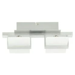 Reality Leuchten LED-Wandleuchte Platon 4 W, L X B X H: 11 X 30 X 18 Cm, Aluminium, Warmweiß -Beleuchtung 12 1045