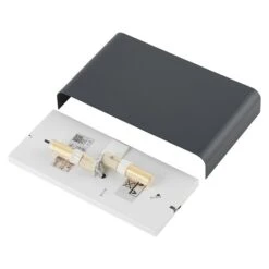 Wandleuchte 80 W, Graphit, G9 -Beleuchtung 12 1063