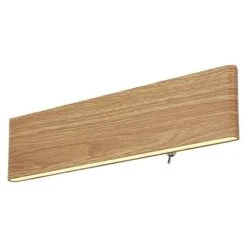 Globo LED-Wandleuchte SIEGFRIED 12 W, Holz, Warmweiß -Beleuchtung 12 1078