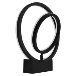 Lavida Ring LED-Wandleuchte 18 W, L X B X H: 30 X 6 X 34 Cm, Schwarz, Neutralweiß -Beleuchtung 12 1098