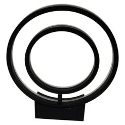 Lavida Ring LED-Wandleuchte 18 W, L X B X H: 30 X 6 X 34 Cm, Schwarz, Neutralweiß -Beleuchtung 12 1100