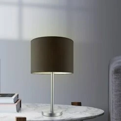 Home Sweet Home Lampenfuß Stick 40 W, Farbe: Stahl Matt, Höhe: 39 Cm -Beleuchtung 12 112