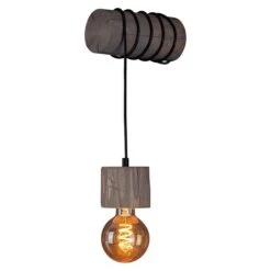 Spotlight Wandleuchte Trabo Pino 25 W, L X B X H: 20 X 8 X 30 Cm, Graue Kiefer, E27