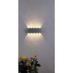 Paul Neuhaus LED-Wandleuchte Carlo 18 W, L X B X H: 60 X 60 X 13,5 Cm, Stahl