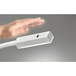 Honsel Leuchten Wandleuchte Raik 5 W, Weiß/Gold -Beleuchtung 12 1130