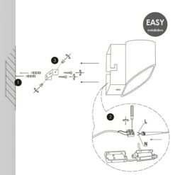 Home Sweet Home Wandleuchte Lizzie 5 W, L X B X H: 16 X 10 X 75 Cm, Weiß -Beleuchtung 12 1141