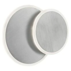 WOFI Sutter LED-Wandleuchte 10,5 W, Aluminium-gebürstet, Warmweiß -Beleuchtung 12 1145