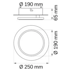 WOFI Sutter LED-Wandleuchte 10,5 W, Aluminium-gebürstet, Warmweiß -Beleuchtung 12 1147