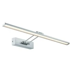 Paulmann Galeria LED-Bilderleuchte Beam Sixty 11 W, Warmweiß, 58,5 X 19 Cm, Nickel Gebürstet
