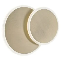 WOFI Sutter LED-Wandleuchte 10,5 W, Gold, Warmweiß -Beleuchtung 12 1158