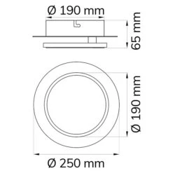 WOFI Sutter LED-Wandleuchte 10,5 W, Gold, Warmweiß -Beleuchtung 12 1159