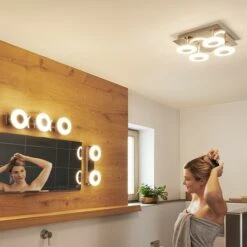 Ledvance LED-Wandstrahler 15 W, L X B X H: 32 X 12 X 9,3 Cm, Silber, Mehrfarbig, 1 Stk. -Beleuchtung 12 1180