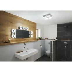 Ledvance LED-Wandstrahler 15 W, L X B X H: 32 X 12 X 9,3 Cm, Silber, Mehrfarbig, 1 Stk. -Beleuchtung 12 1181