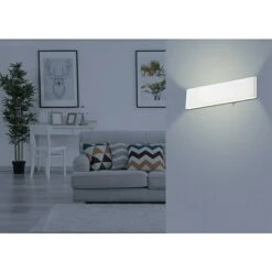 Globo LED-Wandleuchte SIEGFRIED 12 W, Weiß, Warmweiß -Beleuchtung 12 1187