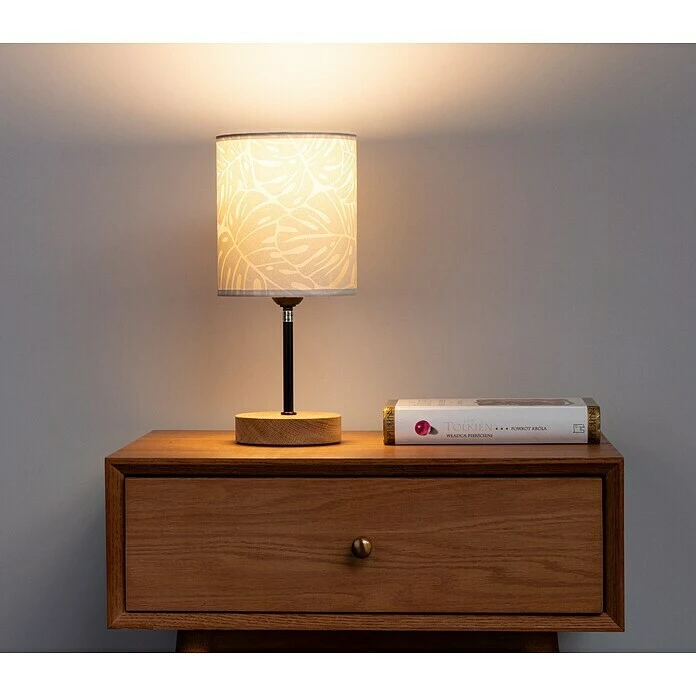 Spotlight Deko-Tischleuchte Pearl Monster 25 W, Geölte Eiche, Beige, E27 4 Spotlight Deko-Tischleuchte Pearl Monster 25 W, Geölte Eiche, Beige, E27 – Bild 2