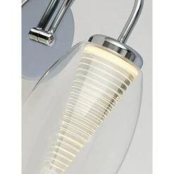 Searchlight Wandleuchte 6 W, L X B X H: 200 X 11,5 X 265 Cm, Chrom, Farblos