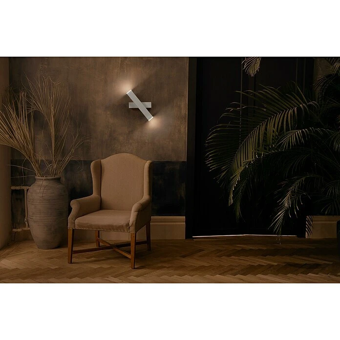 Ledvance SUN@Home LED-Wandleuchte Orbis Cross 12 W, L X B X H: 30,9 X 20 X 10,6 Cm, Weiß, Kaltweiß 4 Ledvance SUN@Home LED-Wandleuchte Orbis Cross 12 W, L X B X H: 30,9 X 20 X 10,6 Cm, Weiß, Kaltweiß – Bild 2