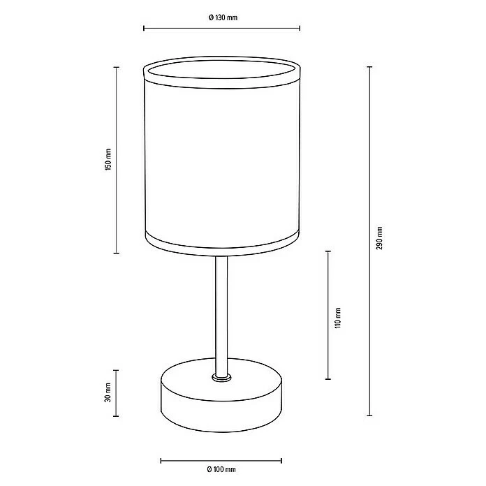 Spotlight Deko-Tischleuchte Pearl Monster 25 W, Geölte Eiche, Beige, E27 6 Spotlight Deko-Tischleuchte Pearl Monster 25 W, Geölte Eiche, Beige, E27 – Bild 4