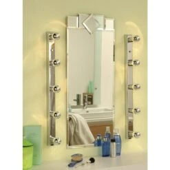 Paulmann Spiegelleuchte Regula 5-flammig, 5 X 40 W, E14, Chrom -Beleuchtung 12 1214