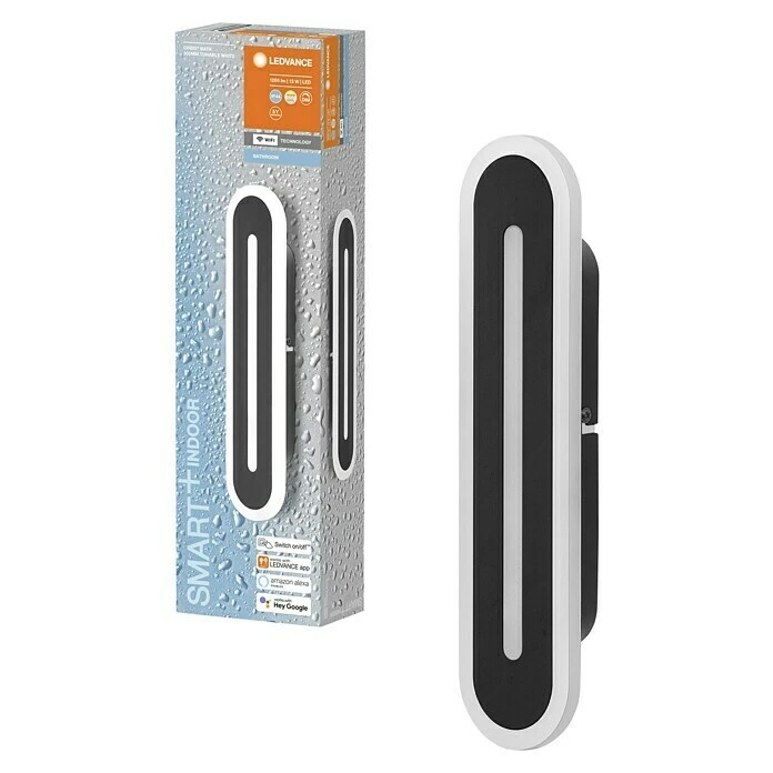 Ledvance LED-Wandleuchte 13 W, L X B X H: 30 X 7 X 5 Cm, Schwarz, Mehrfarbig 6 Ledvance LED-Wandleuchte 13 W, L X B X H: 30 X 7 X 5 Cm, Schwarz, Mehrfarbig – Bild 4