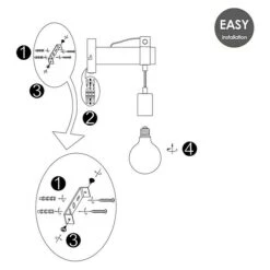 Home Sweet Home Wandleuchte Denton 10 W, L X B X H: 20 X 10 X 23 Cm, Grau, E27 -Beleuchtung 12 1258