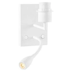 Home Sweet Home Wandleuchte Read 40 W, L X B X H: 11 X 15 X 17 Cm, Weiß, E27