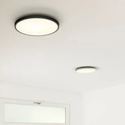 Ledvance LED-Wandleuchte Rund 32 W, Ø X H: 50 X 4,7 Cm, Schwarz, Mehrfarbig