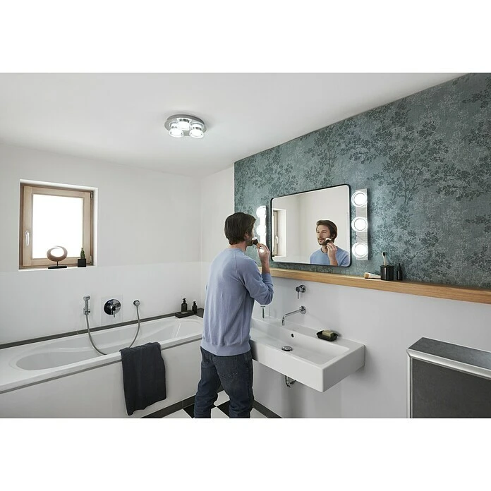 Ledvance LED-Wand- & Deckenstrahler 18 W, L X B X H: 30 X 30 X 7,8 Cm, Silber, Mehrfarbig, 1 Stk. 8 Ledvance LED-Wand- & Deckenstrahler 18 W, L X B X H: 30 X 30 X 7,8 Cm, Silber, Mehrfarbig, 1 Stk. – Bild 6