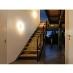 Steinel Sensor-Wand- & Deckenleuchte RS LED M1 S EDELSTAHL V2 8,8 W, L X B X H: 20 X 20 X 5,3 Cm, Weiß -Beleuchtung 12 1293