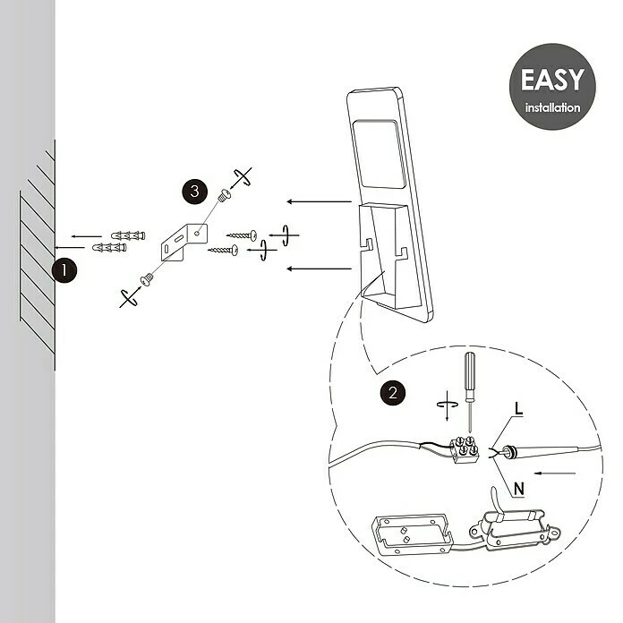 Home Sweet Home Wandleuchte Luigi 5 W, L X B X H: 22 X 7 X 12 Cm, Weiß 7 Home Sweet Home Wandleuchte Luigi 5 W, L X B X H: 22 X 7 X 12 Cm, Weiß – Bild 5