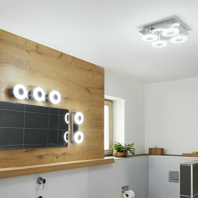 Ledvance LED-Wandstrahler 8 W, L X B X H: 20 X 12 X 9,3 Cm, Silber, Mehrfarbig, 1 Stk. 5 Ledvance LED-Wandstrahler 8 W, L X B X H: 20 X 12 X 9,3 Cm, Silber, Mehrfarbig, 1 Stk. – Bild 3