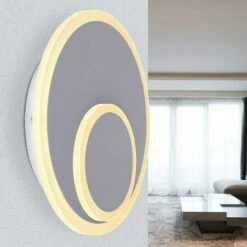 Globo LED-Wandleuchte Rund VILLA 16 W, Warmweiß