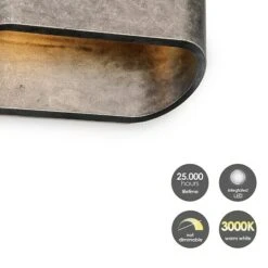 Home Sweet Home Wandleuchte Lizzie 5 W, L X B X H: 16 X 10 X 75 Cm, Burned Metall 10 Home Sweet Home Wandleuchte Lizzie 5 W, L X B X H: 16 X 10 X 75 Cm, Burned Metall -Beleuchtung 12 1376