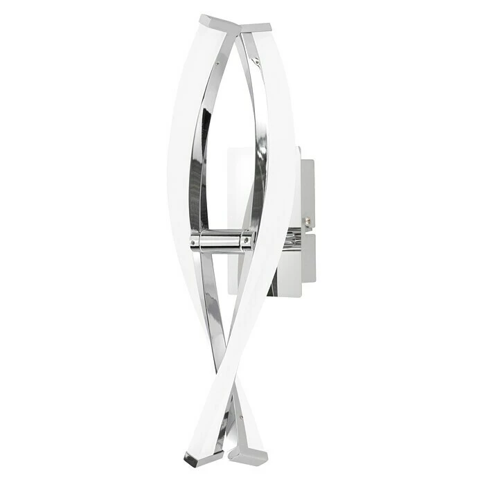 WOFI Idana LED-Wandleuchte 8 W, L X B X H: 36,5 X 13 X 9 Cm, Chrom, Warmweiß 3 WOFI Idana LED-Wandleuchte 8 W, L X B X H: 36,5 X 13 X 9 Cm, Chrom, Warmweiß