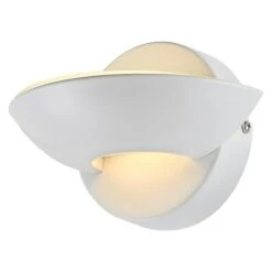 Lavida LED-Wandleuchte Padova 4,5 W, L X B X H: 11,5 X 16,5 X 11 Cm, Weiß, Warmweiß