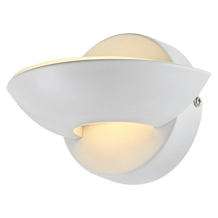 Lavida LED-Wandleuchte Padova 4,5 W, L X B X H: 11,5 X 16,5 X 11 Cm, Weiß, Warmweiß 3 Lavida LED-Wandleuchte Padova 4,5 W, L X B X H: 11,5 X 16,5 X 11 Cm, Weiß, Warmweiß