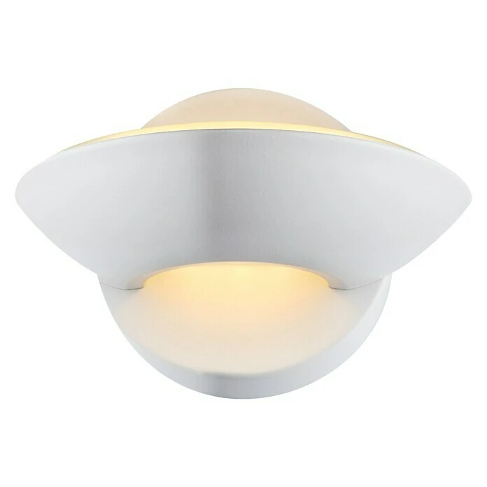 Lavida LED-Wandleuchte Padova 4,5 W, L X B X H: 11,5 X 16,5 X 11 Cm, Weiß, Warmweiß 4 Lavida LED-Wandleuchte Padova 4,5 W, L X B X H: 11,5 X 16,5 X 11 Cm, Weiß, Warmweiß – Bild 2