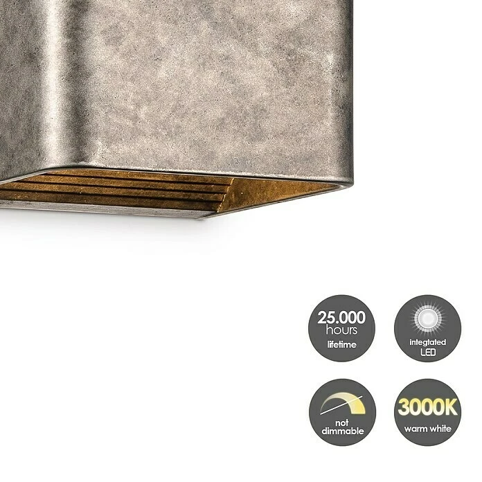 Home Sweet Home Wandleuchte Anna 5 W, L X B X H: 11 X 10 X 8,5 Cm, Burned Metall 6 Home Sweet Home Wandleuchte Anna 5 W, L X B X H: 11 X 10 X 8,5 Cm, Burned Metall – Bild 4