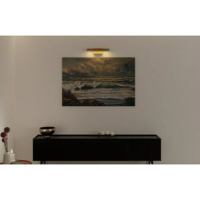 Spotlight LED-Wandleuchte 5,2 W, L X B X H: 9,5 X 40 X 10 Cm, Eiche, Warmweiß 6 Spotlight LED-Wandleuchte 5,2 W, L X B X H: 9,5 X 40 X 10 Cm, Eiche, Warmweiß – Bild 4