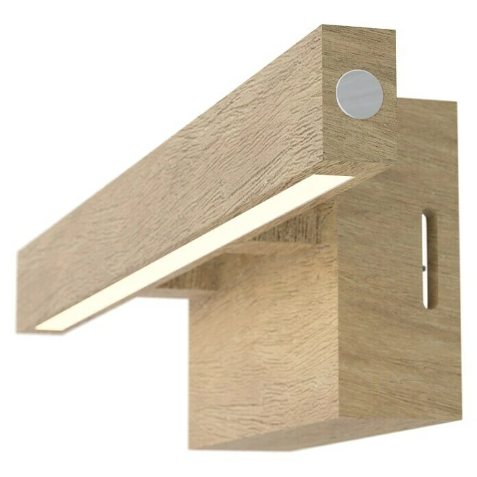 Spotlight LED-Wandleuchte 5,2 W, L X B X H: 9,5 X 40 X 10 Cm, Eiche, Warmweiß 8 Spotlight LED-Wandleuchte 5,2 W, L X B X H: 9,5 X 40 X 10 Cm, Eiche, Warmweiß – Bild 6