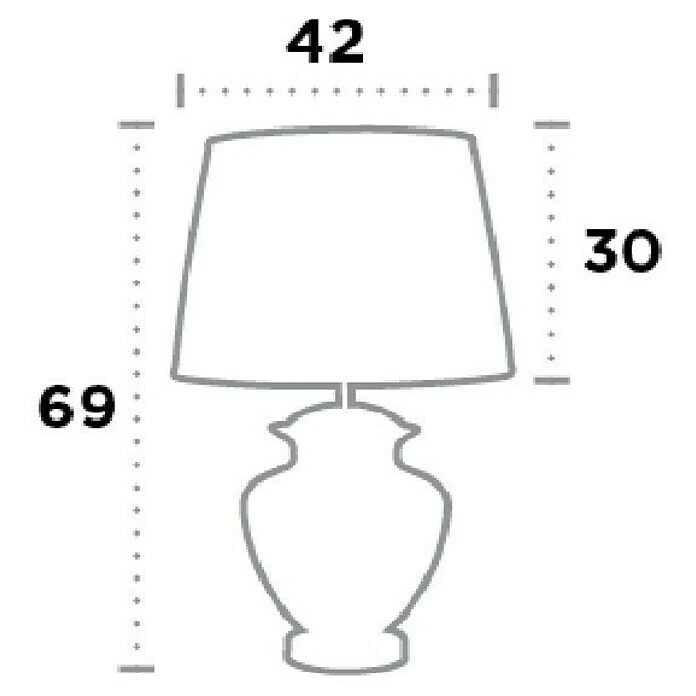 Searchlight Deko-Tischleuchte L X B X H: 42 X 42 X 68,5 Cm, Braun, E27 4 Searchlight Deko-Tischleuchte L X B X H: 42 X 42 X 68,5 Cm, Braun, E27 – Bild 2
