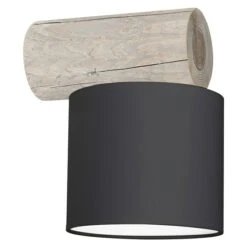 Spotlight Wandleuchte Pinia Wall 40 W, Grau/Gebeizte Kiefer, Schwarz, E27 -Beleuchtung 12 1445