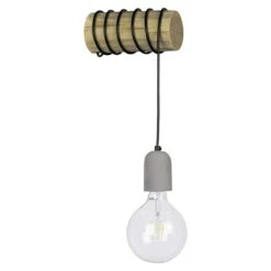 Spotlight Wandleuchte Trabo Concrete 25 W, L X B X H: 20 X 8 X 33 Cm, Gebeizte Kiefer, E27 -Beleuchtung 12 1449