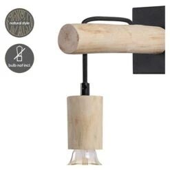 Home Sweet Home Wandleuchte Billy 10 W, L X B X H: 10 X 20 X 22 Cm, Beige, E27 -Beleuchtung 12 1454